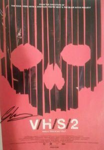 My signed VHS 2 poster